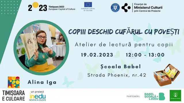 Copiii deschid cufărul cu povești